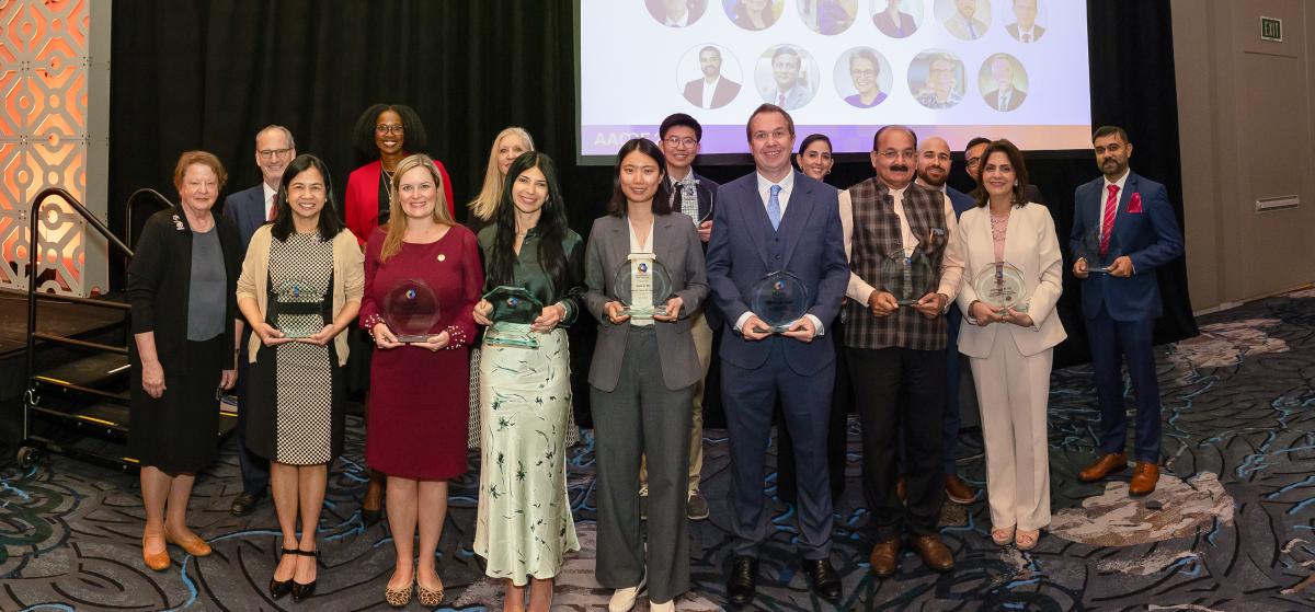 Photo of the awardees at the 2026 AACE Awards Ceremony. 